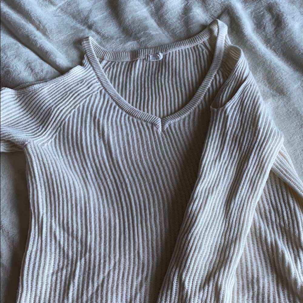 Garage shoulderless sweater